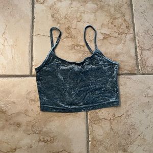 ARITZIA Tna Karelis Cropped Velour Tank
